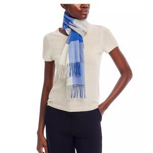 C by Bloomingdale's Check Cashmere Scarf